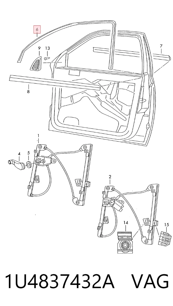  1U4837432A VAG