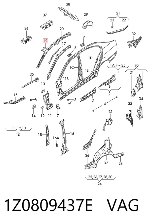  1Z0809437E VAG