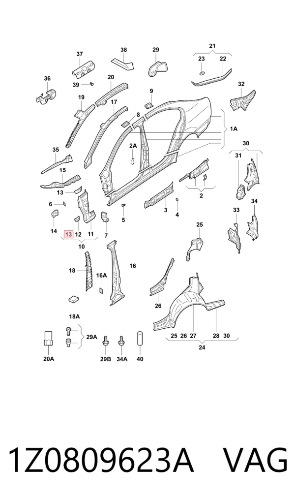  1Z0809623A VAG