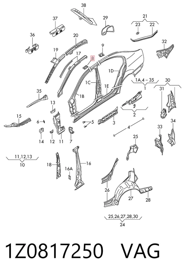  1Z0817250 VAG