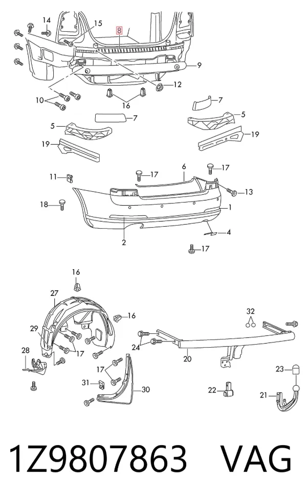  1Z9807863 VAG