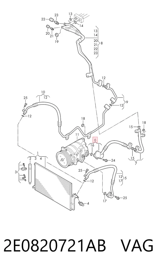  2E0820721AB VAG