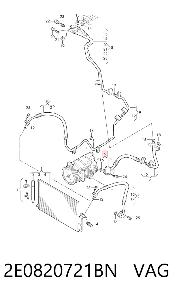  2E0820721BN VAG