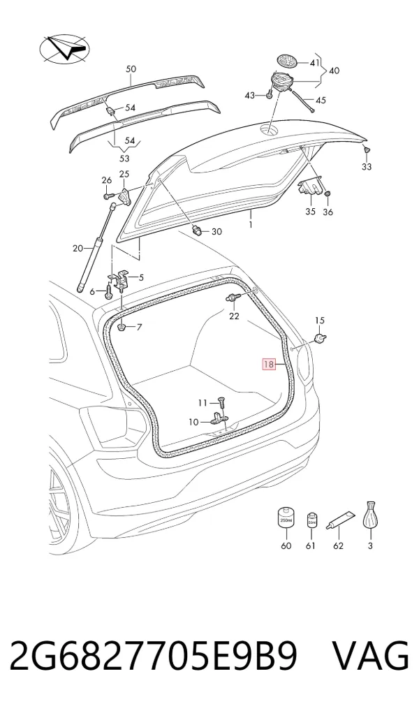 2G6827705E9B9 VAG