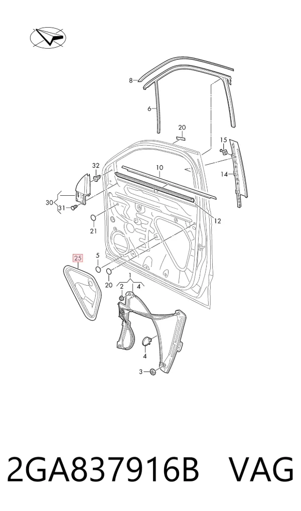  2GA837916B VAG