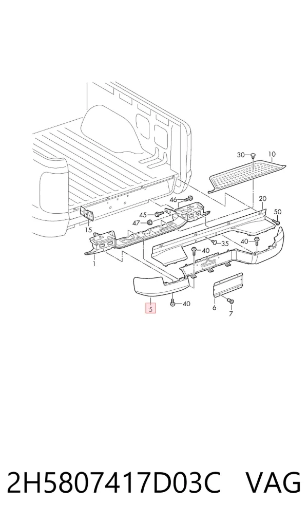  2H5807417D03C VAG