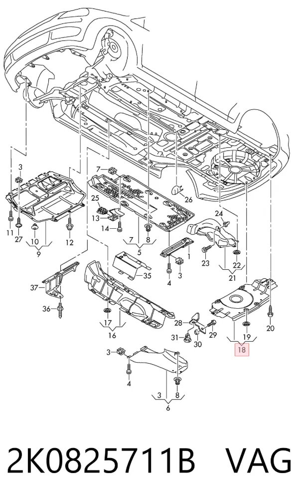  2K0825711B VAG