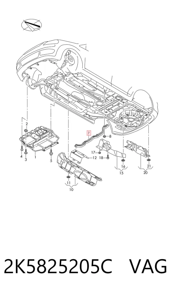  2K5825205C VAG