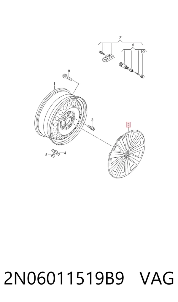  2N06011519B9 VAG