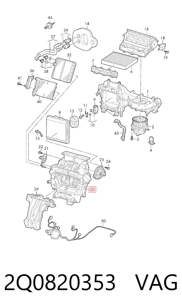  2Q0820353 VAG