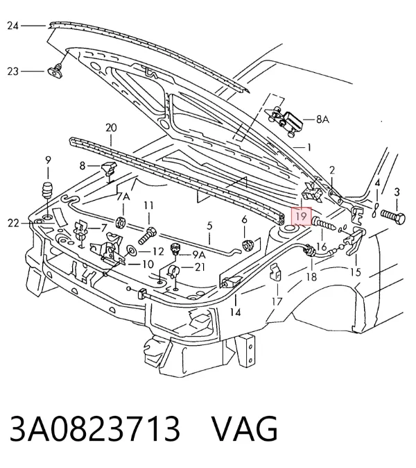  3A0823713 VAG