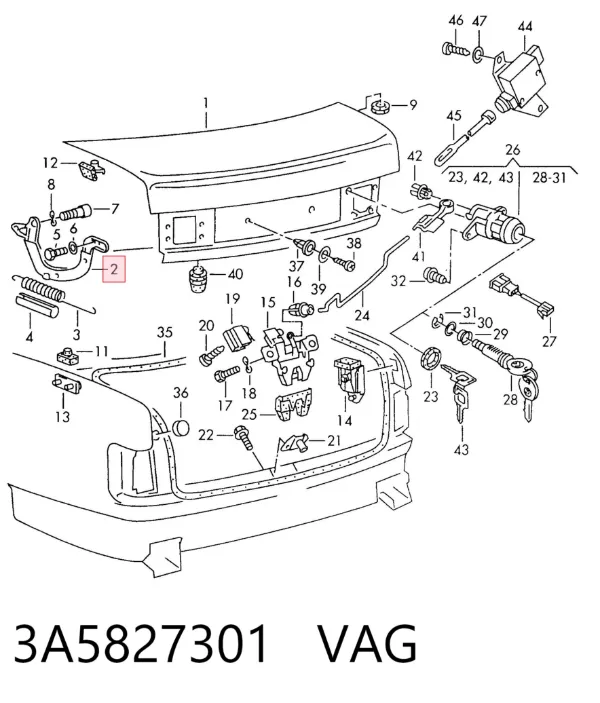  3A5827301 VAG