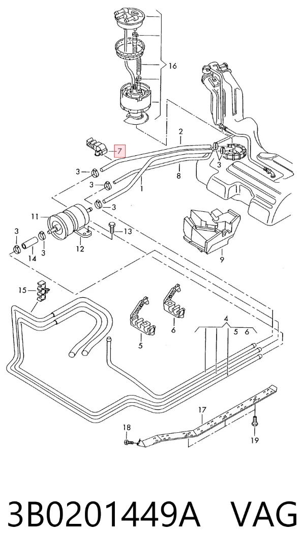  3B0201449A VAG