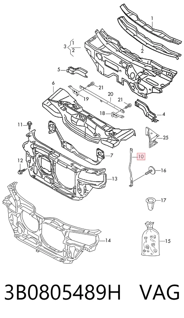  3B0805489H VAG