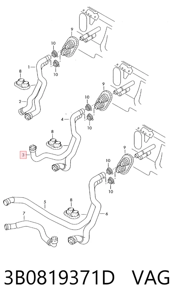  3B0819371D VAG