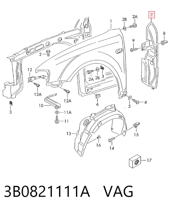  3B0821111A VAG