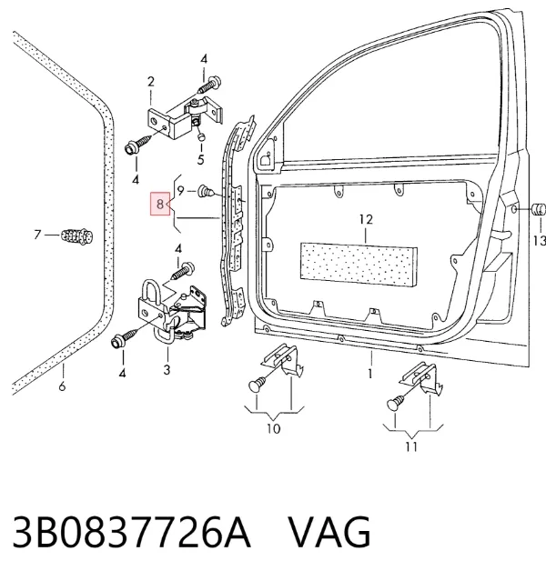  3B0837726A VAG
