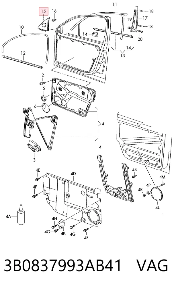  3B0837993AB41 VAG