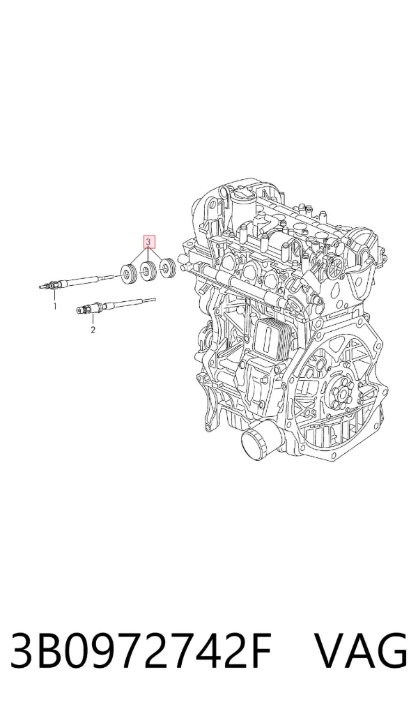  3B0972742F VAG