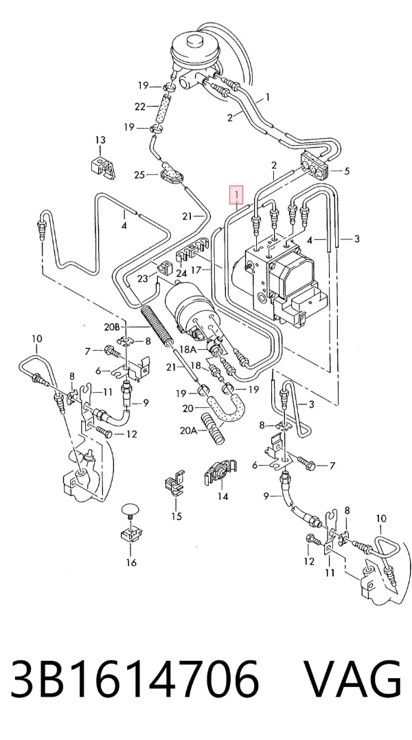  3B1614706 VAG
