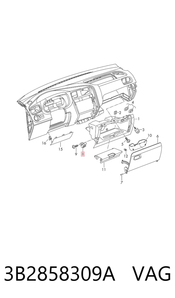  3B2858309A VAG
