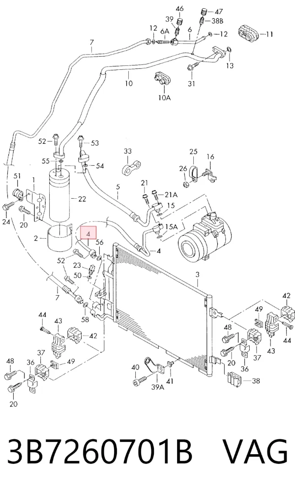  3B7260701B VAG
