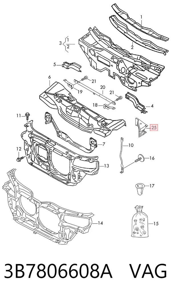  3B7806608A VAG