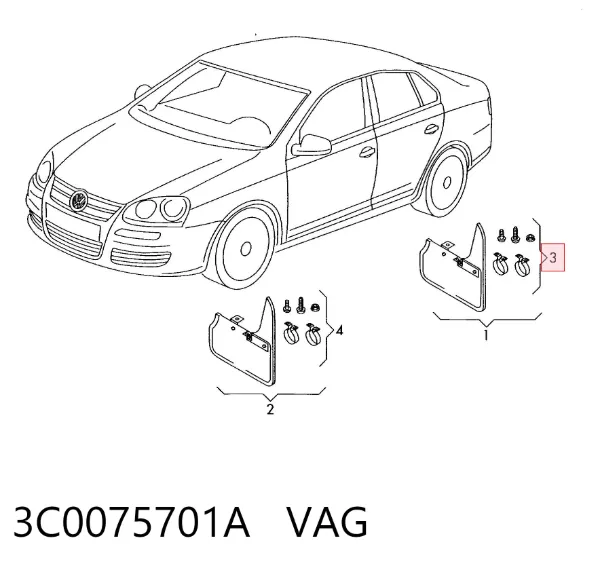  3C0075701A VAG