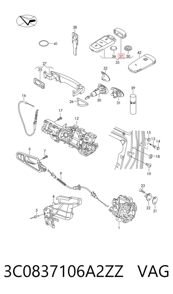  3C0837106A2ZZ VAG