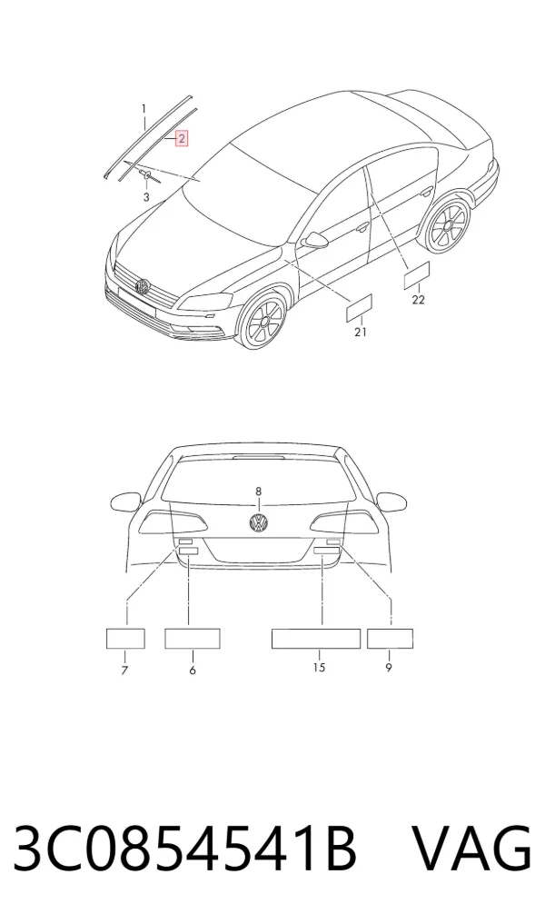  3C0854541B VAG