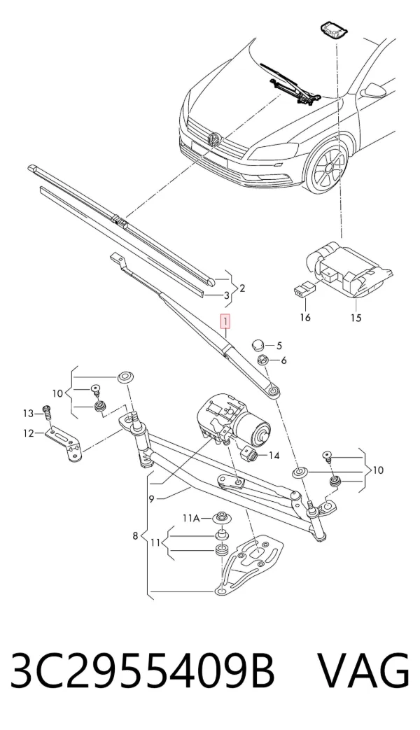  3C2955409B VAG