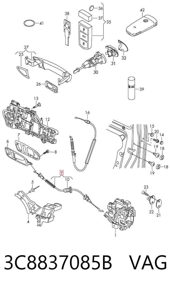  3C8837085B VAG