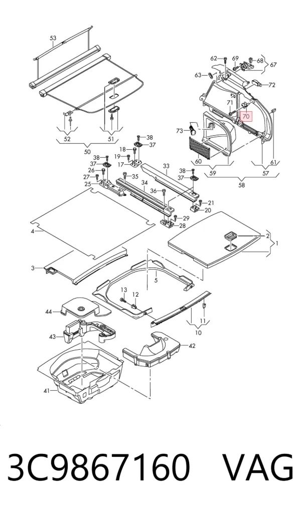  3C9867160 VAG