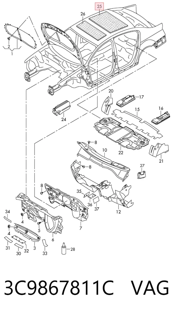  3C9867811C VAG