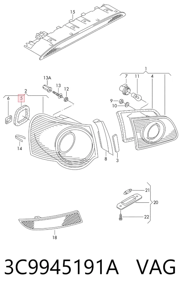  3C9945191A VAG