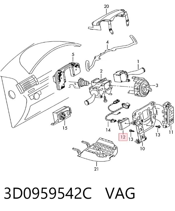  3D0959542C VAG