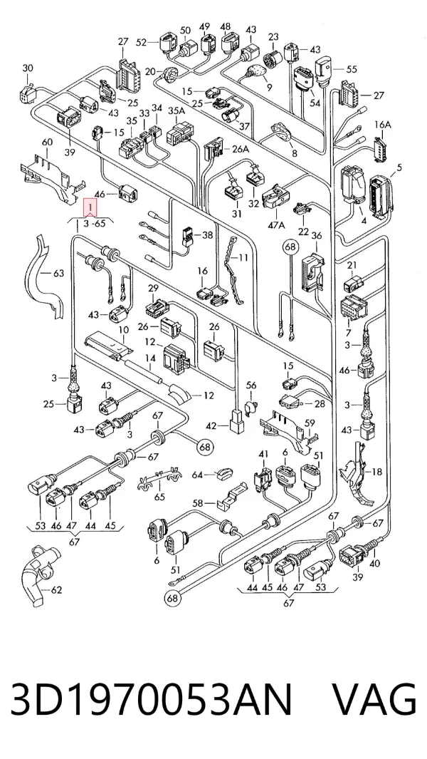  3D1970053AN VAG
