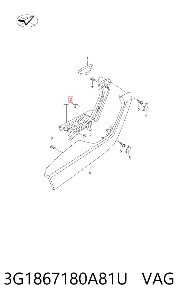  3G1867180A81U VAG