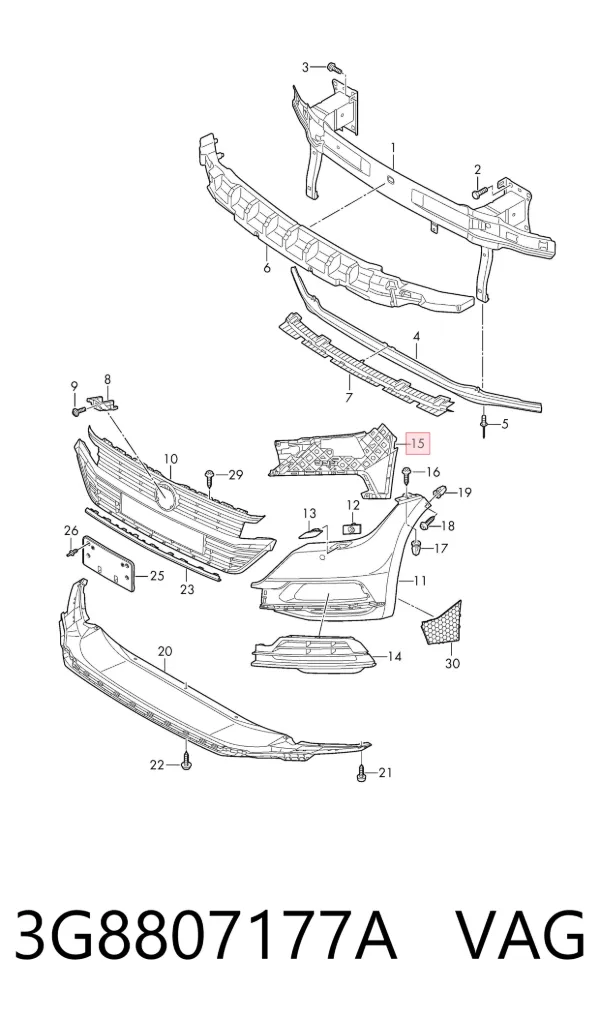 3G8807177A VAG