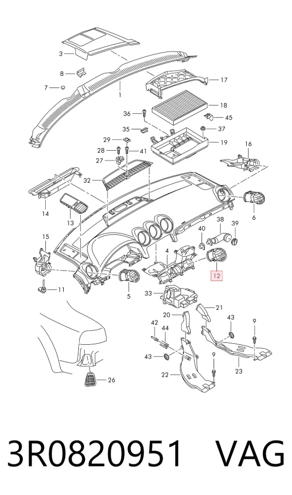  3R0820951 VAG