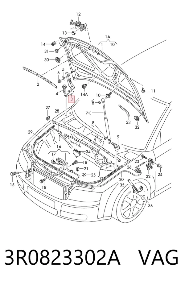  3R0823302A VAG