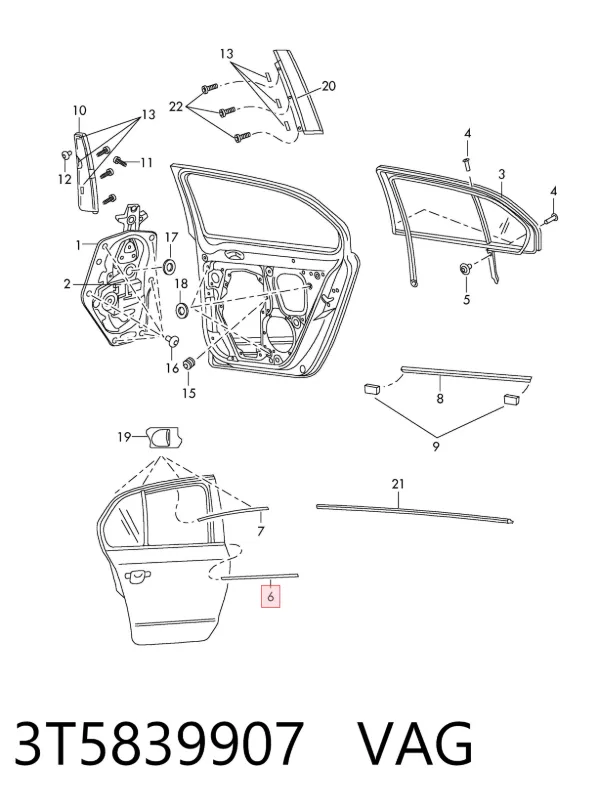  3T5839907 VAG