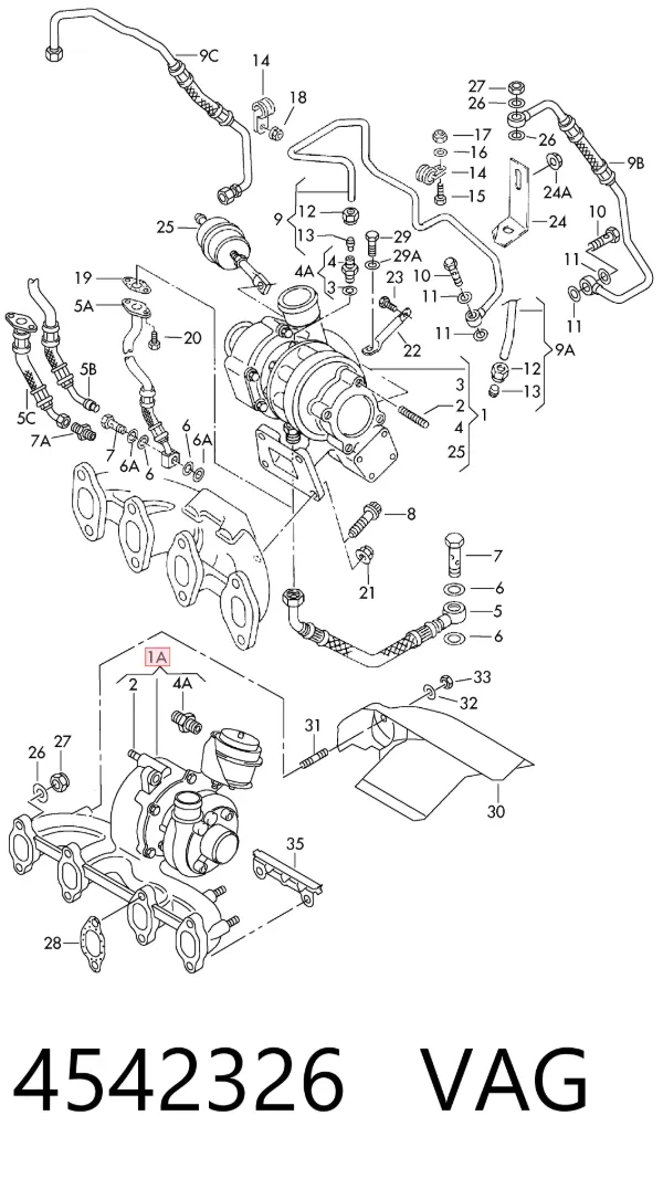 Turbina 4542326 VAG