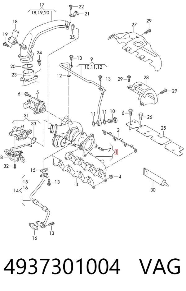 Turbina 4937301004 VAG