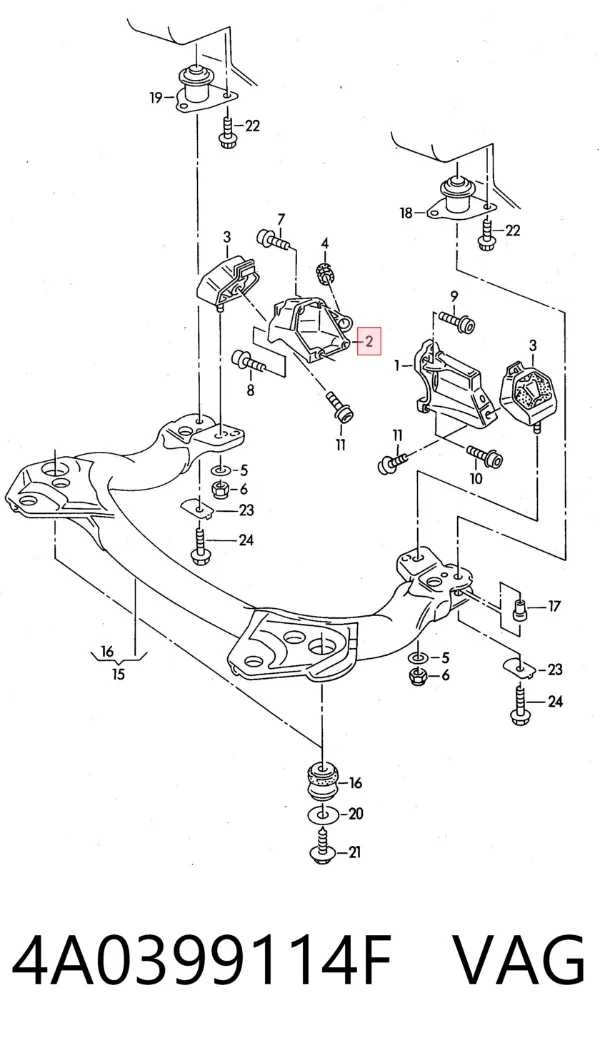  4A0399114F VAG