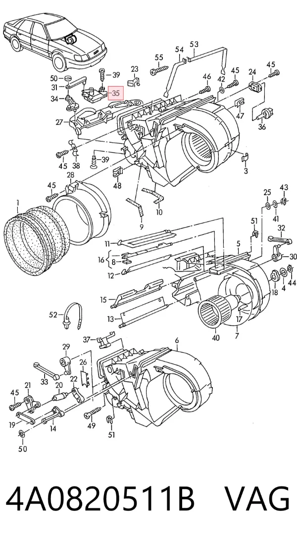  4A0820511B VAG