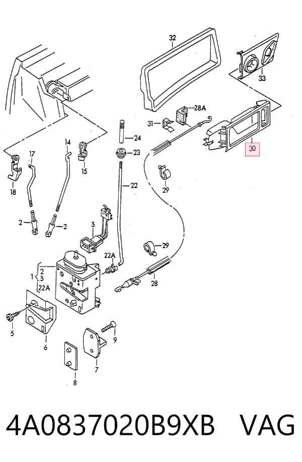  4A0837020B9XB VAG