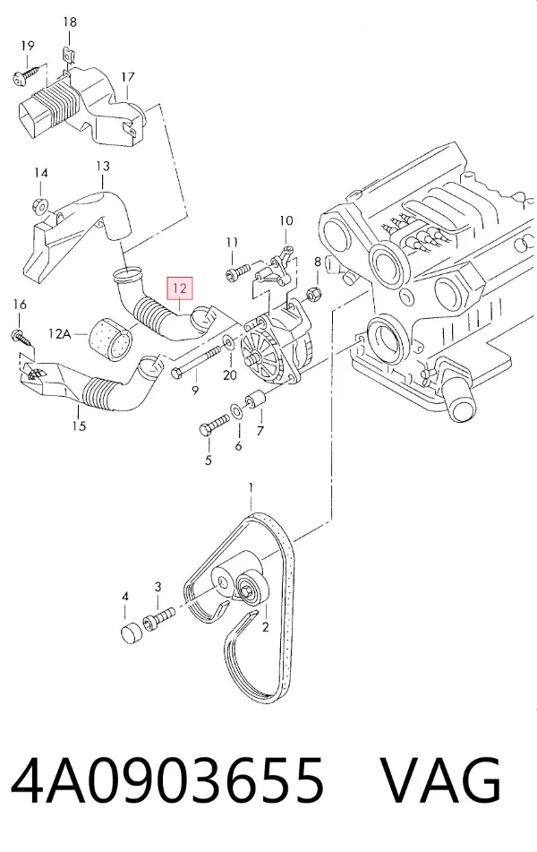  4A0903655 VAG