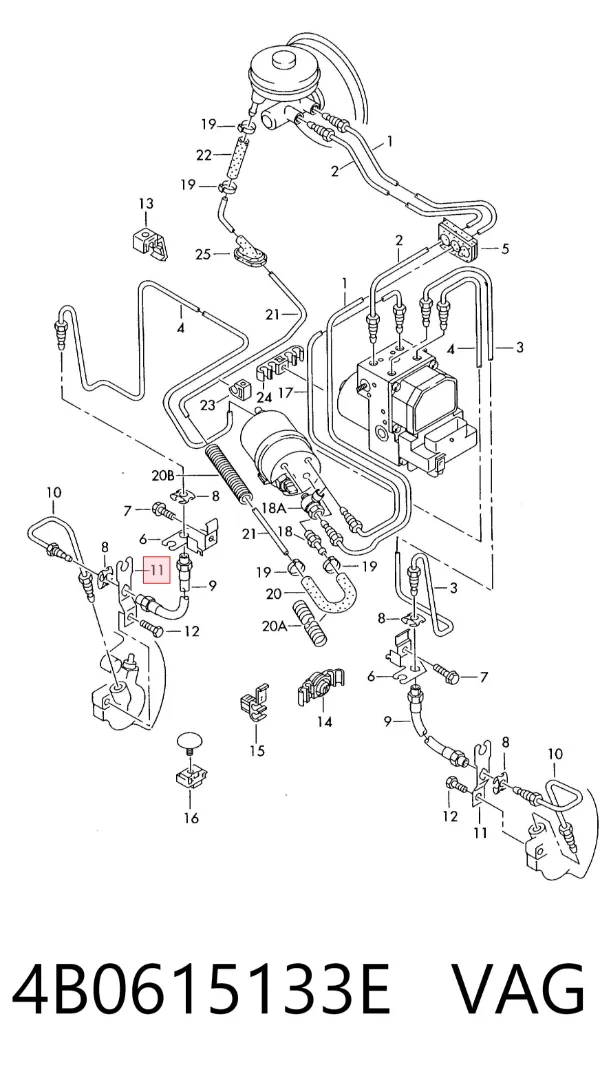  4B0615133E VAG