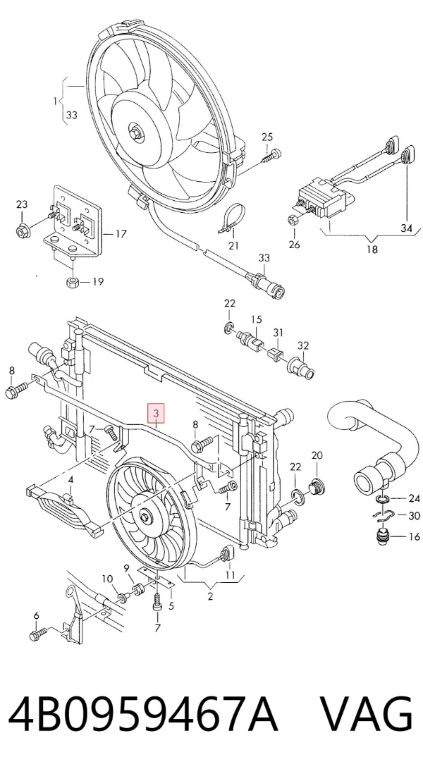  4B0959467A VAG